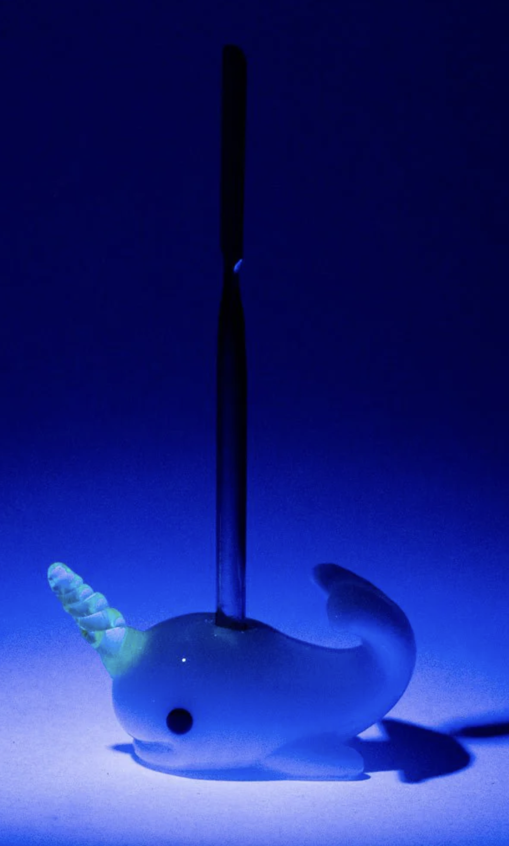 Empire Glassworks Radioactive Narwhal Dabber