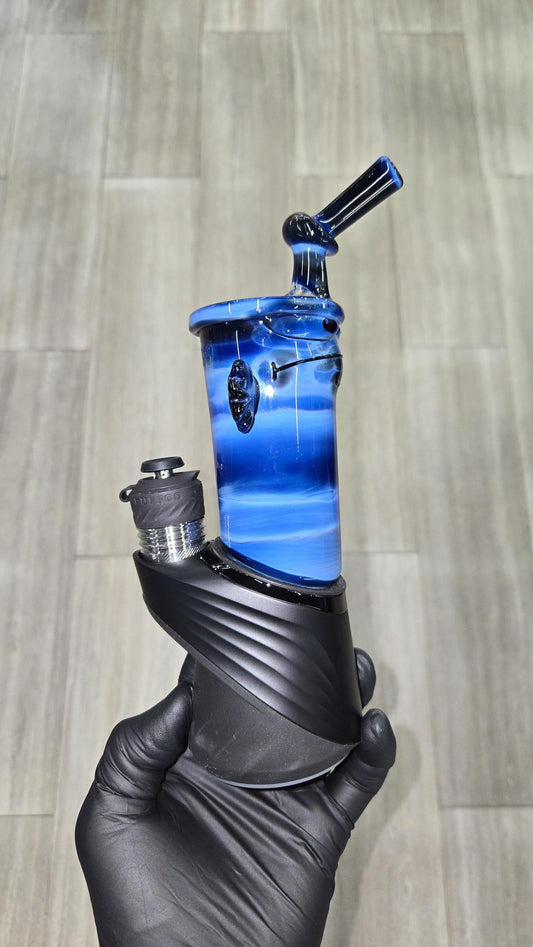 BTGB - Blue Agate Master Shake Peak/Pro Bubbler Attachment #13