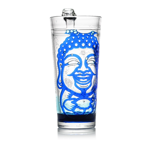 Milkyway Glass - Laughing Buddha 7.5″ Tall Tumbler