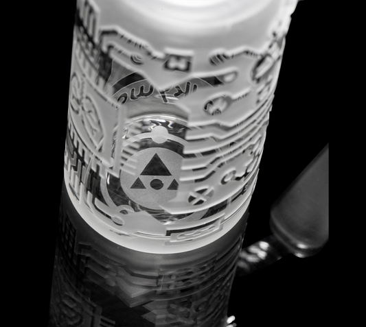 Milkyway Glass - Circuitboard Clear Dry Ash Catcher