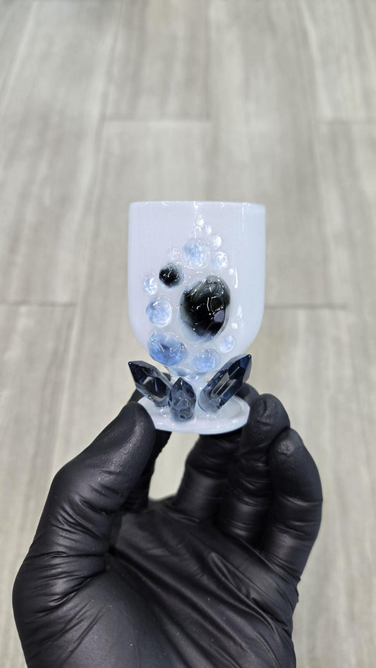 Northern Waters Glass - Crystal Cluster Tulip Cup Puffco Proxy Core Attachment