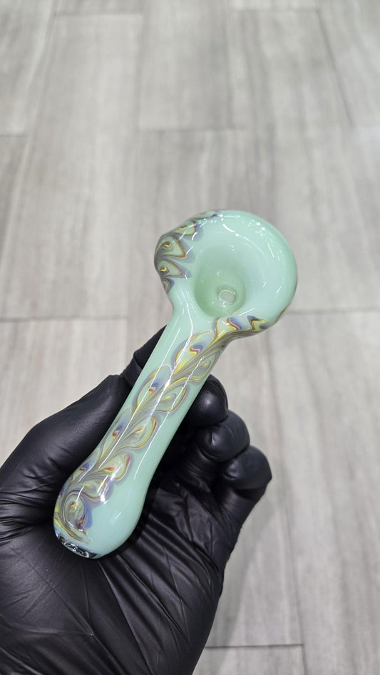 Izlow Glass - Half Paisley Handpipe