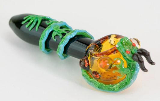 Empire Glassworks Dragon Sphere Small Spoon Pipe