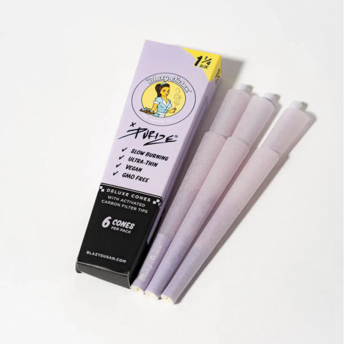 Blazy Susan - Pre-Rolled Cones 1-1/4 With Purize Filter Tips (6ct)