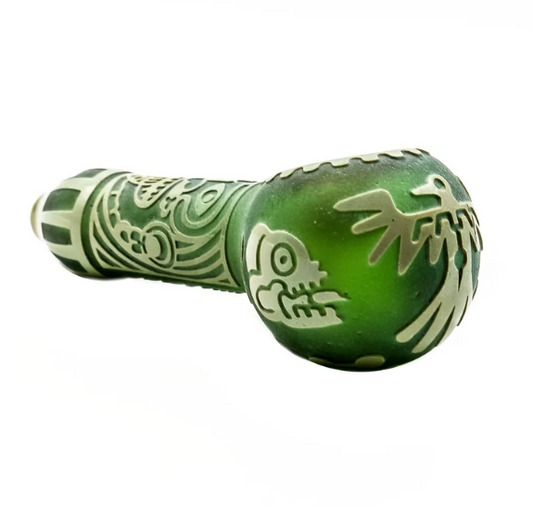 Milkyway Glass - Maya Face Handpipe