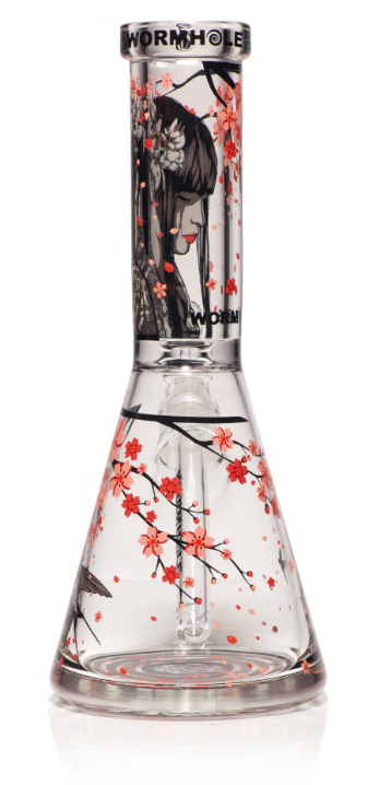 Milkyway Glass - Sakura 13″ Clear Beaker Bong