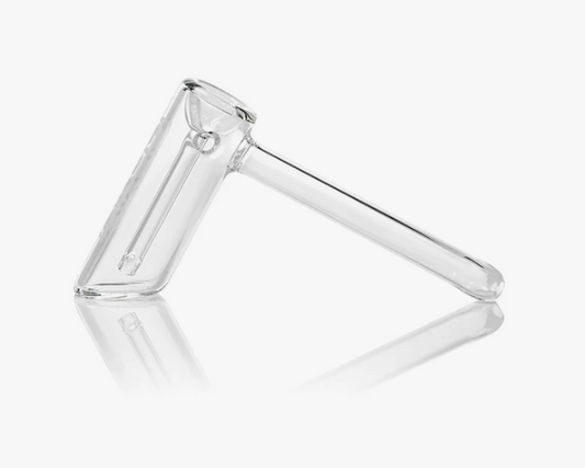 Grav Labs Hammer Bubbler - Durable Borosilicate Glass Water Pipe with Wide Base and Fission Downstem.