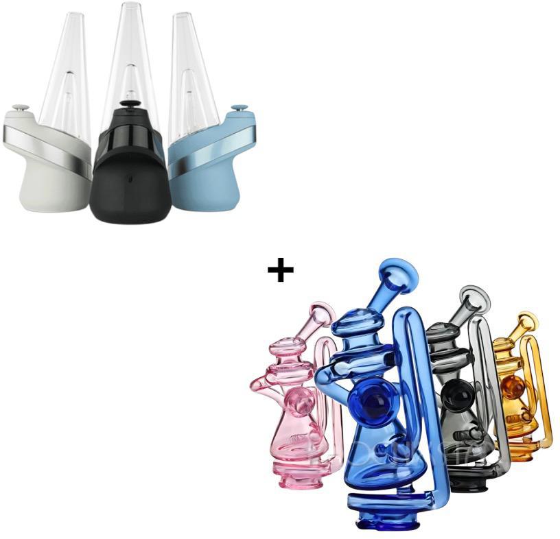 Puffco Peak with Phoenix Glass Recycler - Enhance your dabbing experience with the smooth and efficient filtration of the Phoenix Glass Recycler. This combination delivers cool and flavorful vapor.