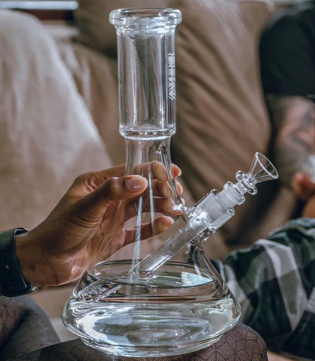 Grav - Large Deco Beaker Water Pipe