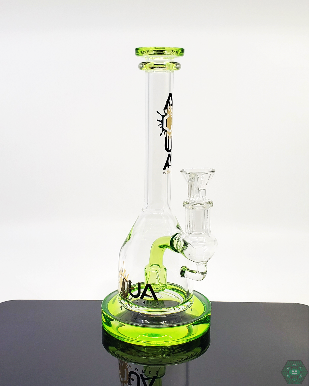 Aqua Works Glass 9” Straight Tube | Classic Design with Smooth Performance for Clean, Consistent Hits