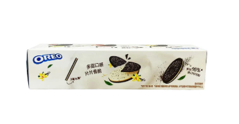Oreo Cookies Crispy Thin Vanilla With Crushed Oreo Flavor