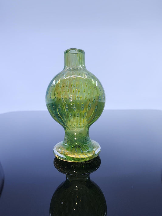Close-up of the BSG Fume Air Trap Bubble Cap, showcasing its intricate fume design and durable construction, perfect for controlling airflow and optimizing vapor production.