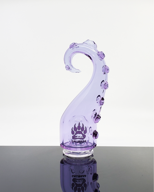 Close-up of the Calibear Glass Tentacle Attachment, showcasing intricate details and precision craftsmanship for Peak OG & Pro.