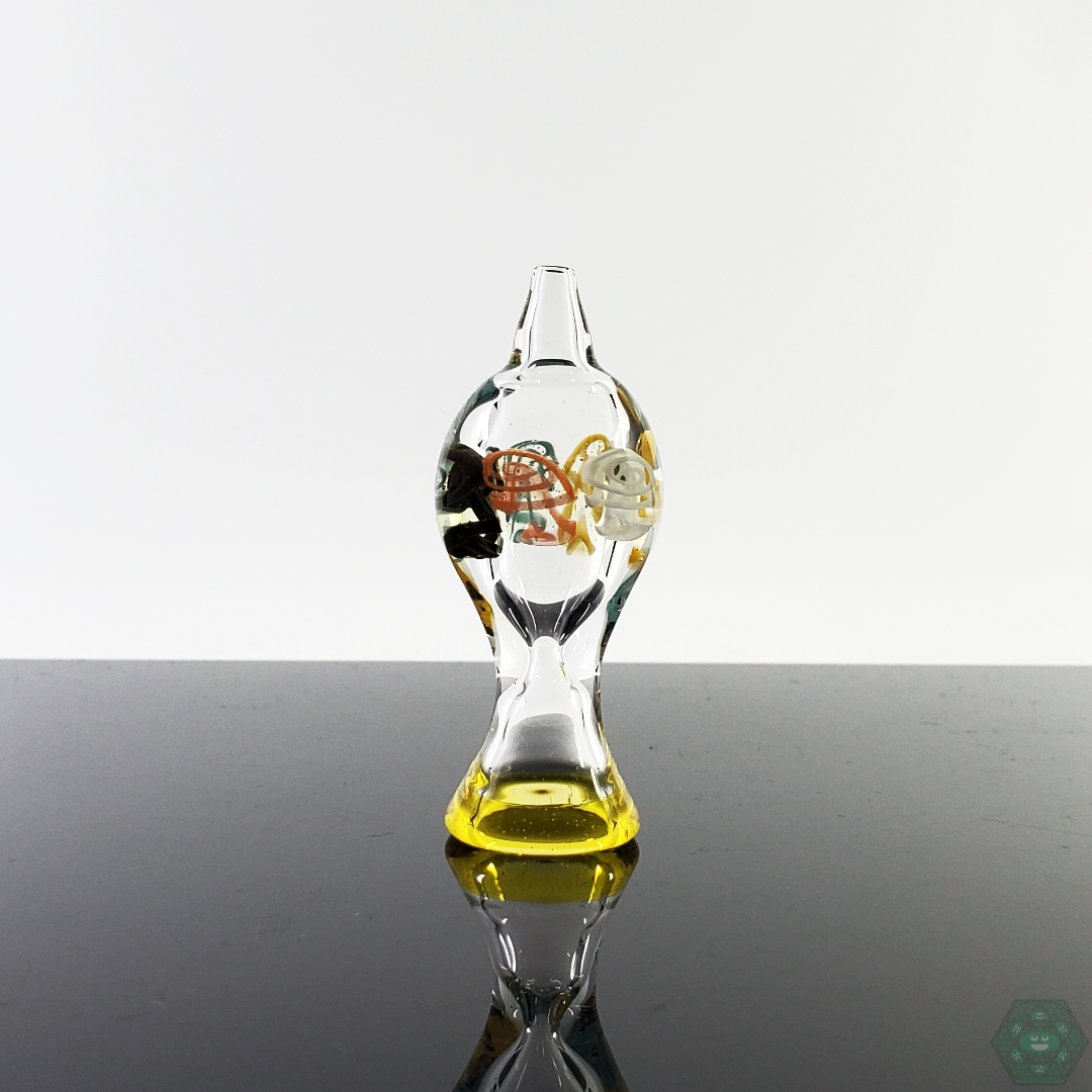 Chunk Glass Bubble Cap with a durable handcrafted design, ensuring smooth airflow and efficient dabbing.