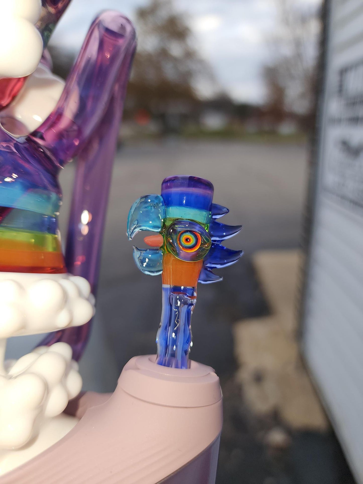 Rj Glass - Toucan Set Wet Puffco Peak/Pro Attachment