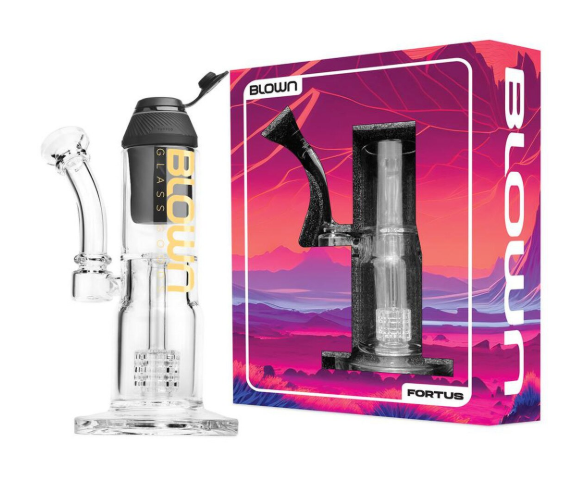 BLOWN Glass Goods Double Showerhead Proxy Bubbler
