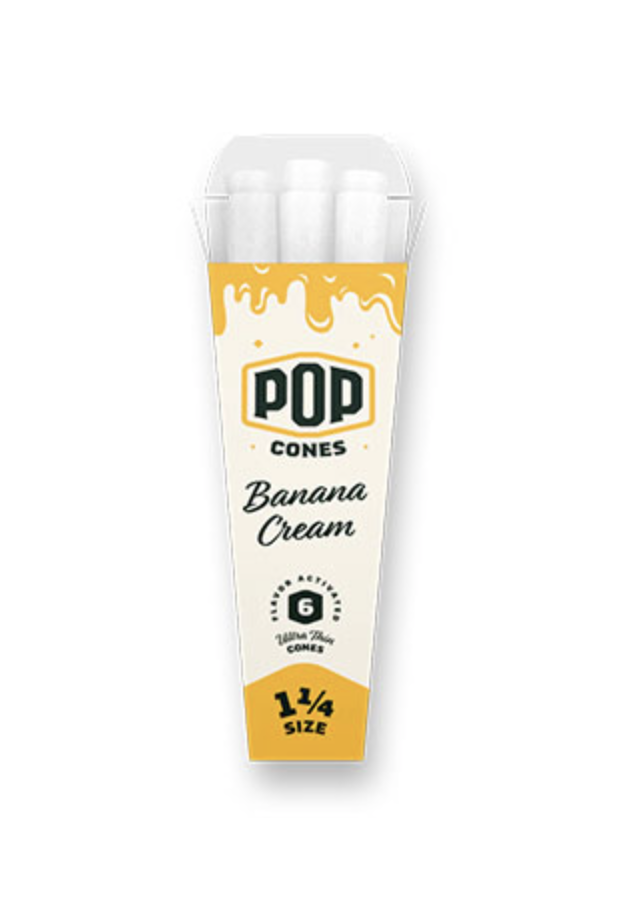Pop Cones 1 1/4 Pre-Rolled Cones 6ct (Ultra Thin)