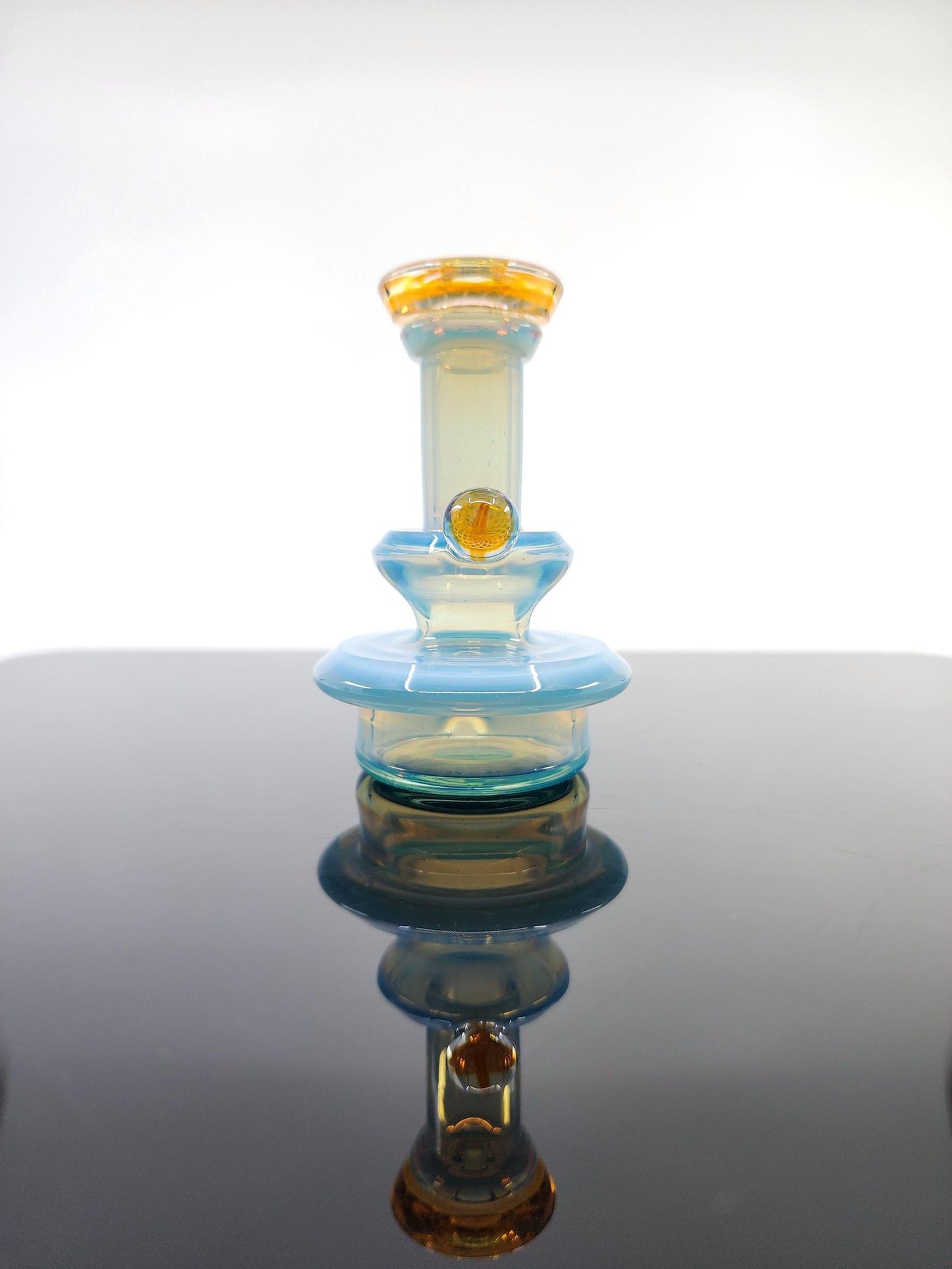 Full set of Gatez Glass Dry Tops for Puffco, ready for use.