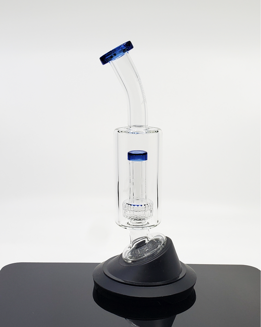 Monark Glass Matrix Perc Attachment – Puffco-compatible glass accessory providing advanced water filtration for a smooth dabbing experience