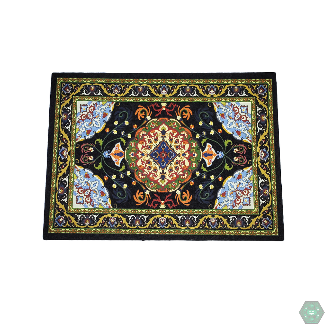 Mood Mats 11” Biscotti Rug non-slip glass mat, offering durable and stylish protection for glassware, available with quick shipping from Headdy Glass.