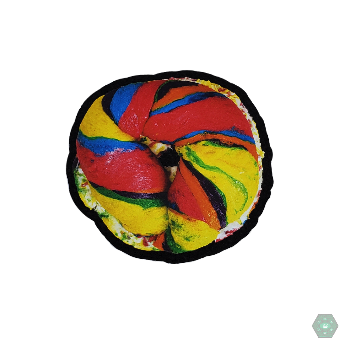 Mood Mats Moodbow Bagel unique non-slip glass mat, designed for stylish protection and durability, available with fast shipping from Headdy Glass.