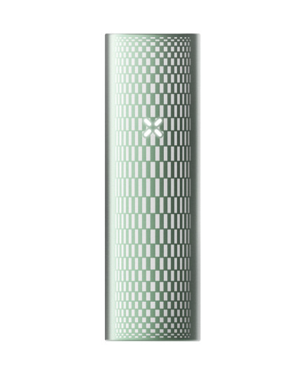 PAX Plus Artist Series Vaporizer, designed by Daniel Shoykhet (DOT), with mesmerizing geometric patterns for a calming, meditative impact.