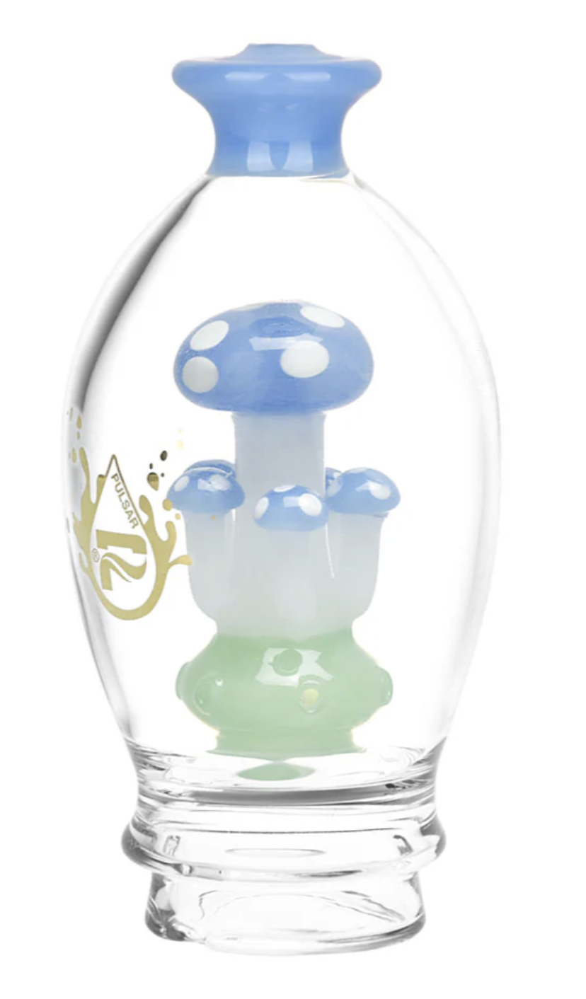 Pulsar Shroom Cluster Attachment with perforated percolator for smooth vapor and a unique dome-shaped chamber, compatible with Puffco Peak.