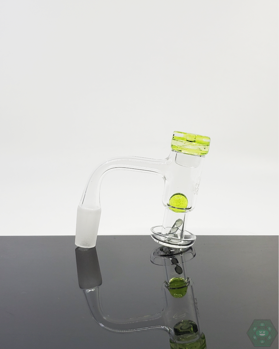 Close-up of the Teigeiro Glass Slurper Set Bundle, showcasing high-quality craftsmanship and precision glasswork.