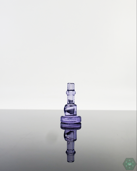 Tokr Glass 3DXL Peak Pro Cap in Blue – Enhances airflow for Peak Pro 3DXL chamber.