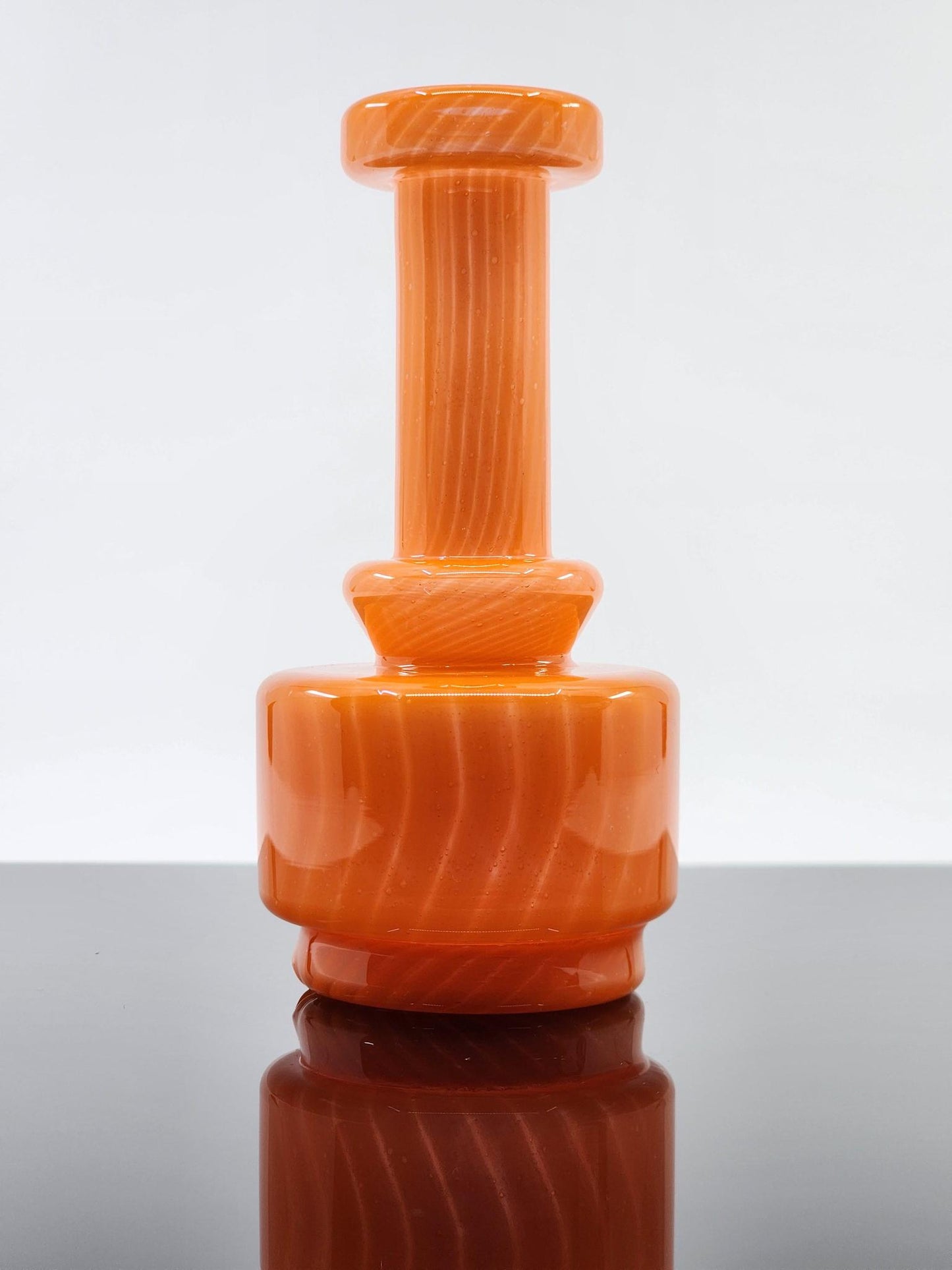 Tokr Glass Full Color Dry Top – expertly crafted glass attachment for Puffco Peak and Peak Pro, ensuring smooth airflow.