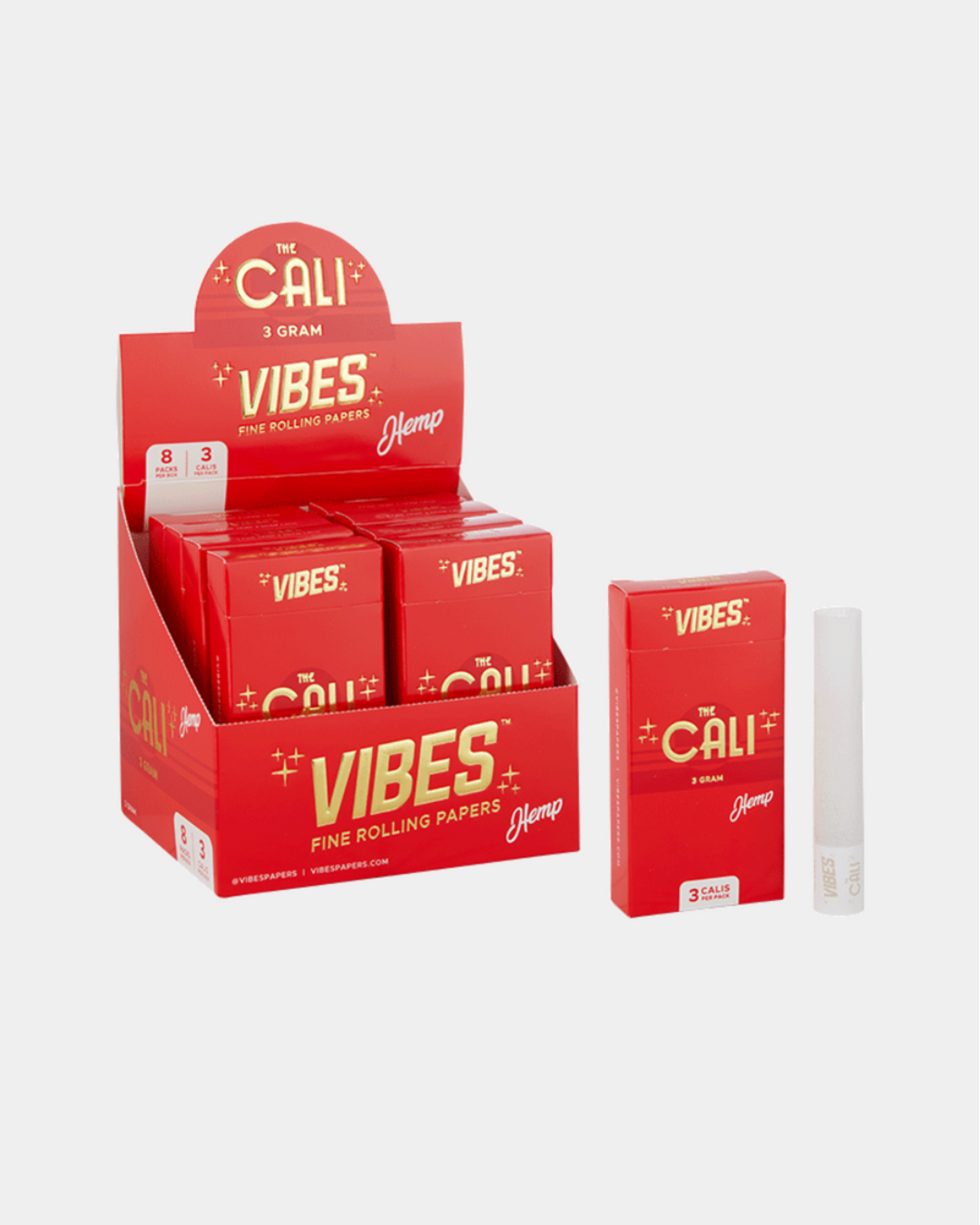 Vibes Pre-Rolled Cali 3 Gram Hemp – Eco-friendly pre-rolls for a smooth, natural smoking experience with high-quality hemp paper.