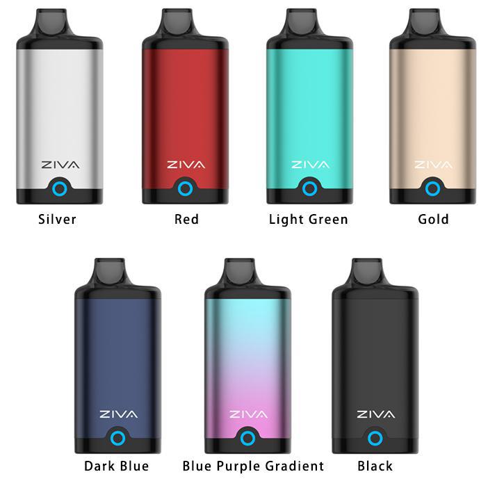 Yocan Ziva 510 Concealed Cart Battery with 650mAh capacity, variable voltage settings, USB Type-C charging, and LED indicator for a premium vaping experience.