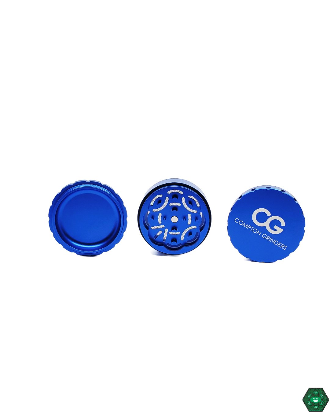 2.5 Inch Herb Grinder: The Compton 2.5” 4-Piece Grinder is a durable and precision-engineered tool for smooth and consistent herb grinding, featuring a sifter and ample storage.