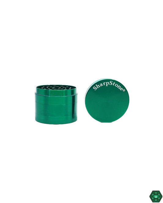 4-Piece Aluminum Herb Grinder: The Sharpstone 55mm grinder features a 4-piece design and durable aluminum construction for efficient and consistent herb grinding.