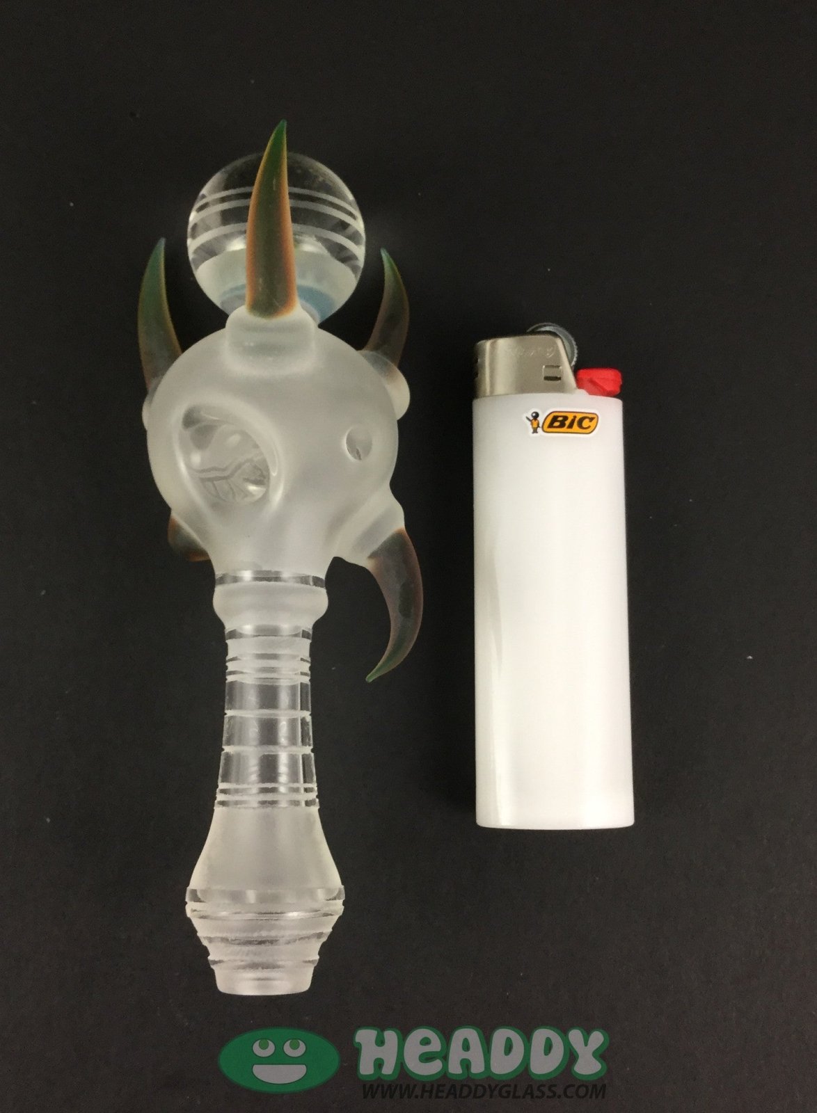Durable Spoon Pipe - Bearclaw #1. Signature glass design with a reliable build. Smooth airflow for an enjoyable experience.