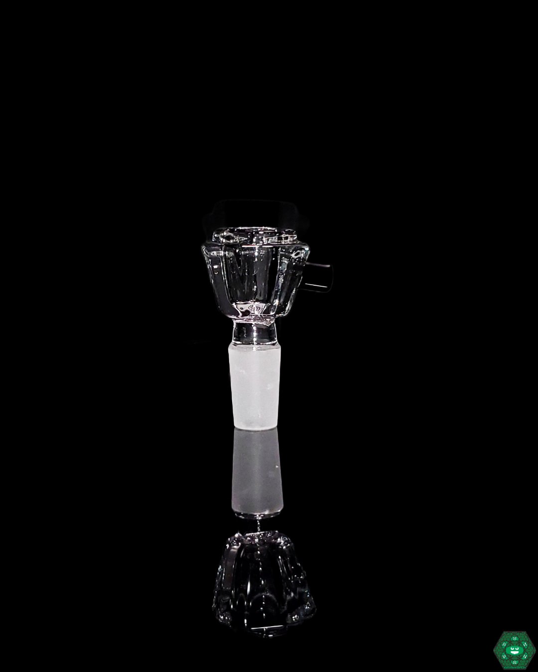 American 14mm Diamond Glass Slide with Handle | Elegant Design for Enhanced Airflow and Easy Use