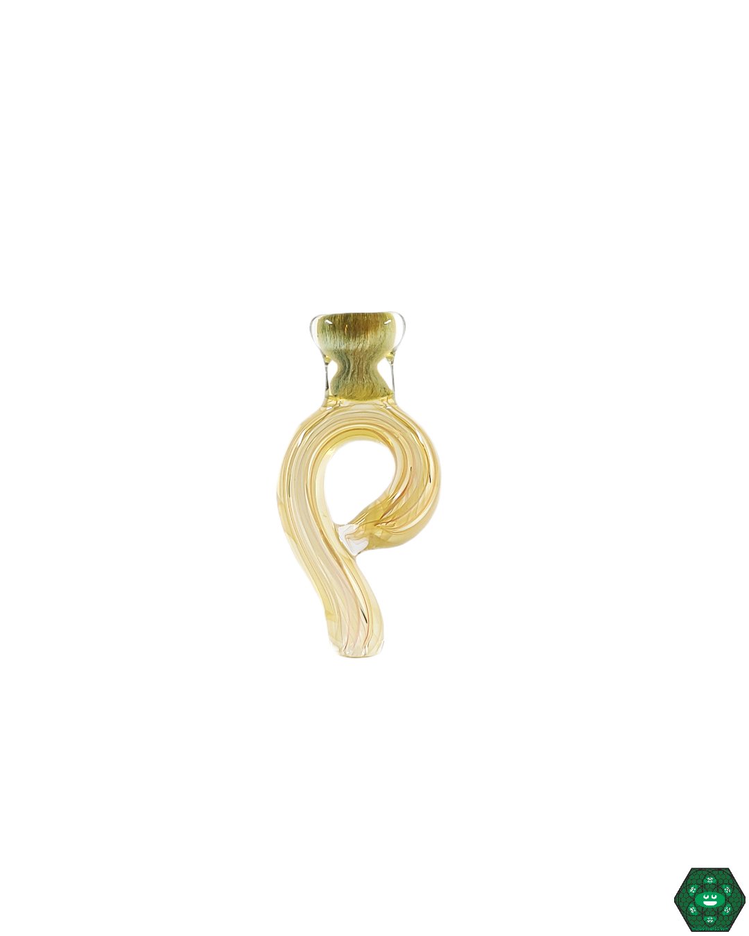 Anthony Rigles Chillum | Handcrafted Portable Glass Pipe with Intricate Detailing for Discreet and Efficient Smoking Sessions