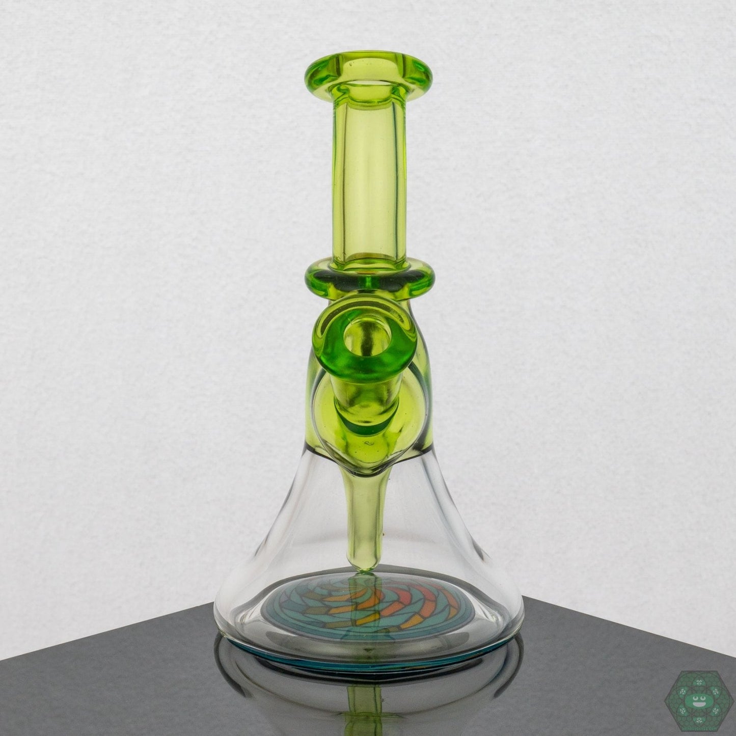 Bold Haterade Mini Glass Tube by Brian Jacobson, a collector’s piece with smooth functionality.