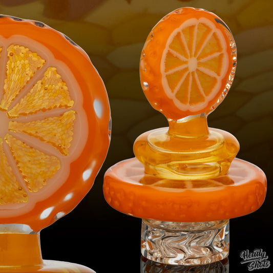 Boro Benjamin x Lyons Spinner Cap | High-Quality Borosilicate Glass Carb Cap for Maximum Concentrate Flavor