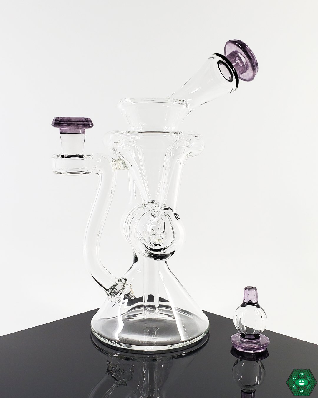 Brick Glass Clear Recycler #2, crafted for smooth daily dab sessions with optimal airflow