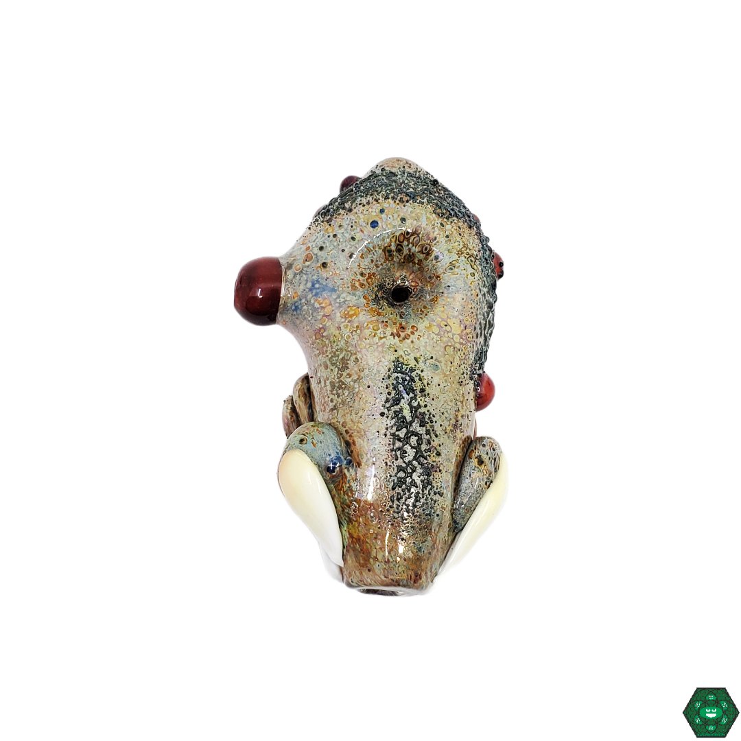 Casto Glass Dry Pipe featuring a unique design and enhanced airflow for a balanced, smooth smoking experience.