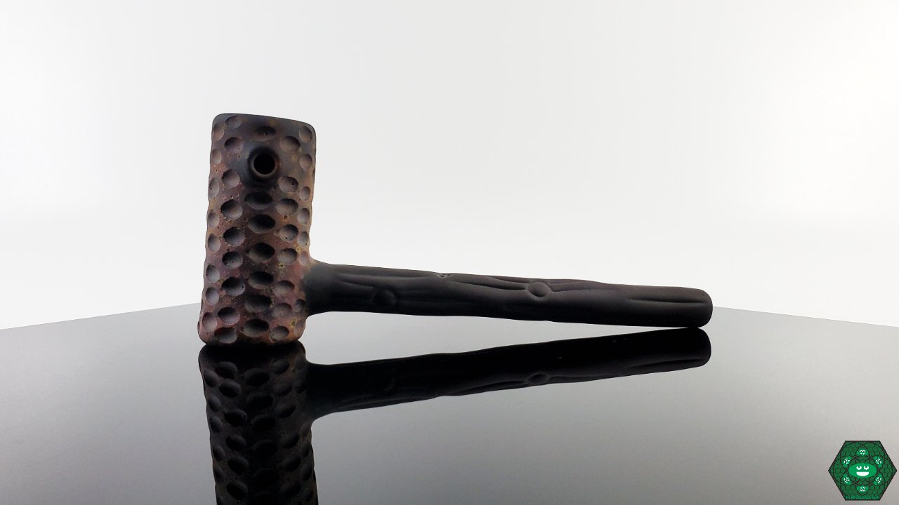 Deranged Lion - Corn Cob Pipe - @Derangedlionglass - HG