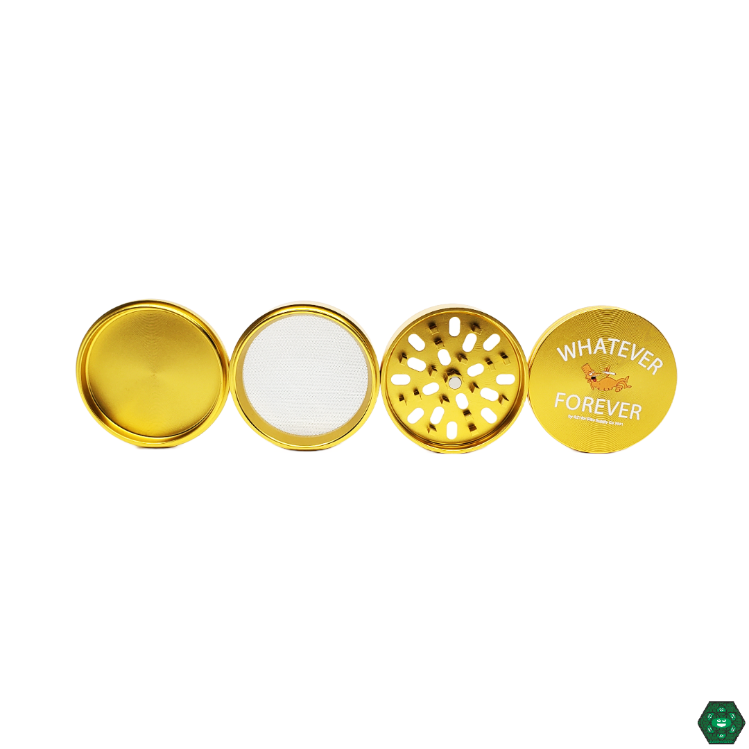 Elbo Supply Co Large Grinder from a collector’s perspective, showcasing its stylish design and robust construction for a top-tier grinding experience.