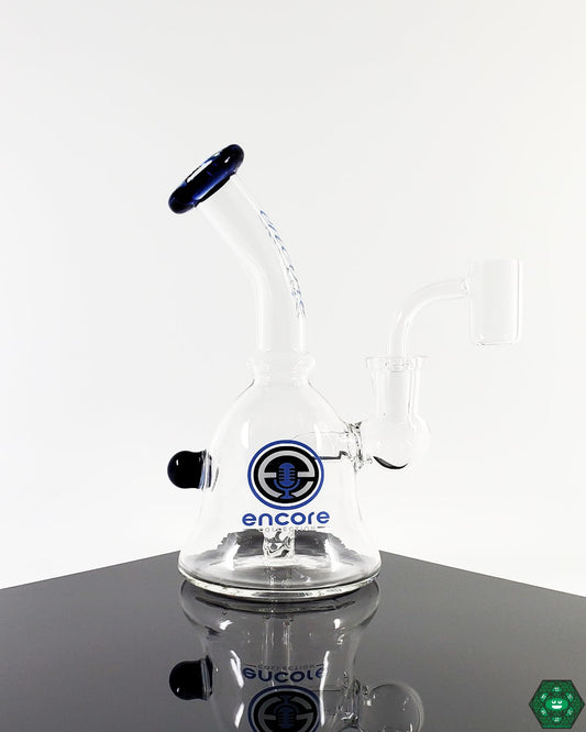 Encore Glass 8” Bent Neck Beaker, a durable water pipe designed for everyday use with ergonomic comfort and efficient filtration.