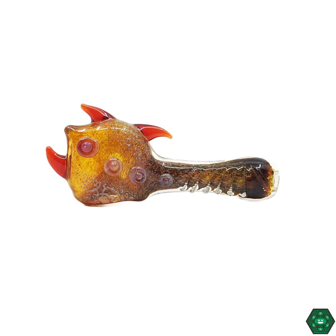 Guru G Chillum, a high-quality glass pipe designed to provide smooth and satisfying hits in a compact size.