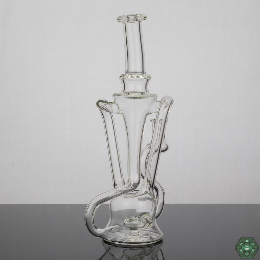 Handcrafted Glass Dab Rig: This Prophecy Glass Recycler is a beautifully handcrafted piece, perfect for collectors and enthusiasts.