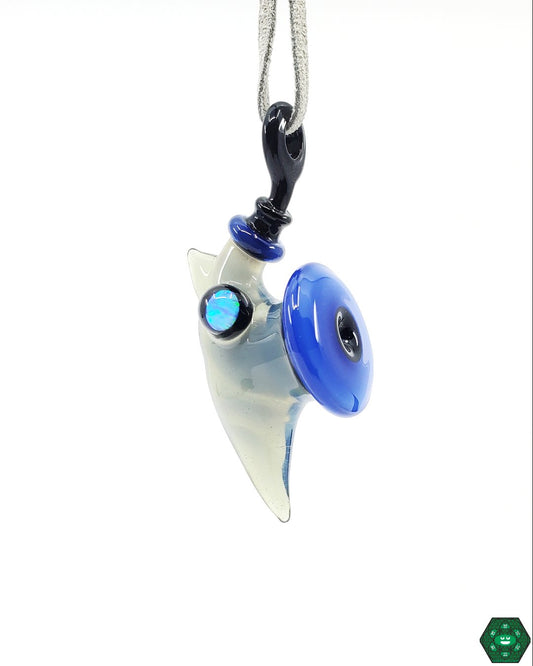 J Mass Glass Pendant, a premium handmade glass jewelry piece designed with artistic craftsmanship for a stylish touch.