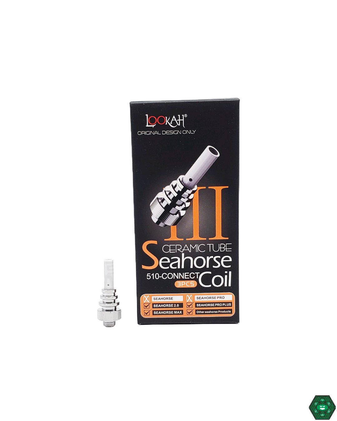 Lookah - Seahorse 3 Ceramic Replacment Coil (3pk) - Lookah - HG