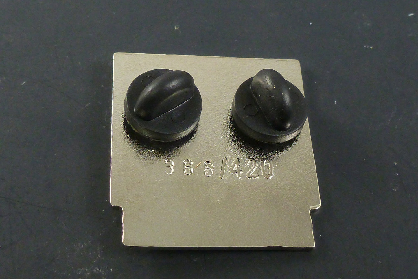 Close-up of the Nintendank Master Blaster Pin, showcasing its eye-catching design and high-quality enamel finish, ideal for hats, bags, or displays.