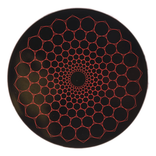 Grip Mats - Pattern #Non-Slip Glass Mat - Pattern #8: These Grip Mats provide a secure and stylish surface for your glass collection, preventing slips and protecting delicate pieces.8 - Grip Mats - HG
